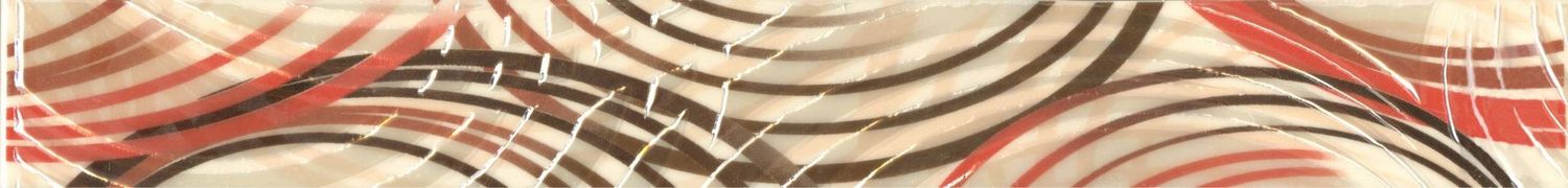 Бордюр VARNA LISTELO OLAS ROJO серия VARNA