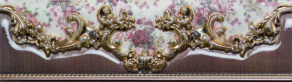 Бордюр LOOK LISTELO NATASHA METALLIC CREMA серия LOOK