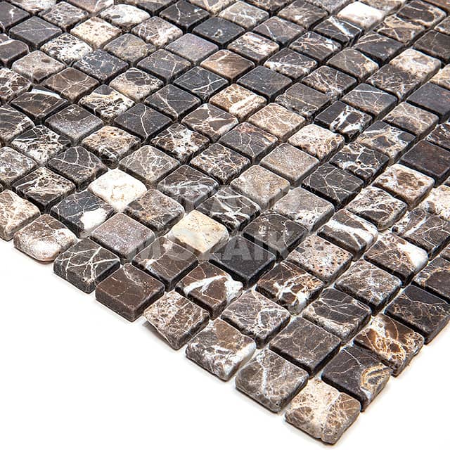 Мозаика из мрамора Emperador Dark, серия Adriatica