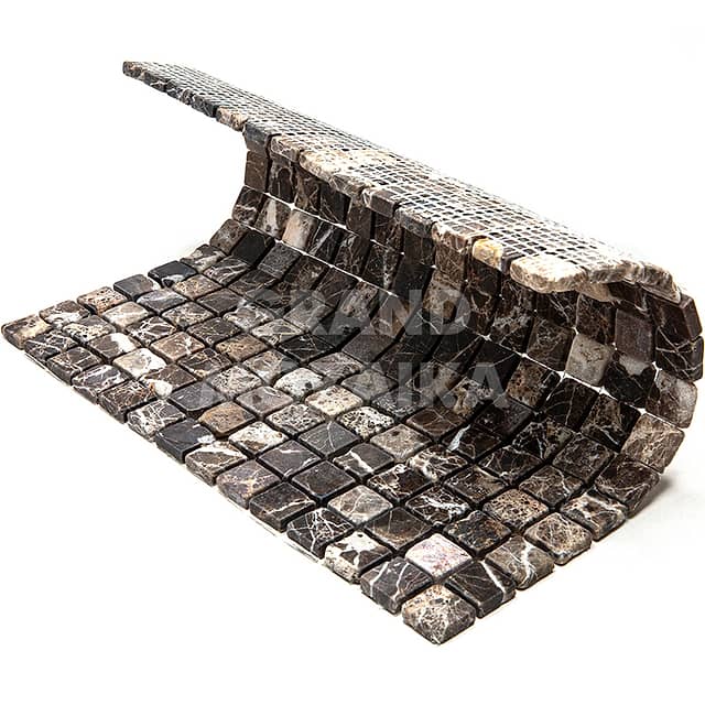 Мозаика из мрамора Emperador Dark, серия Adriatica