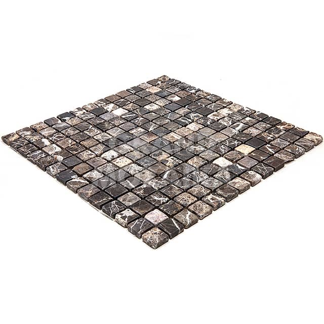 Мозаика из мрамора Emperador Dark, серия Adriatica