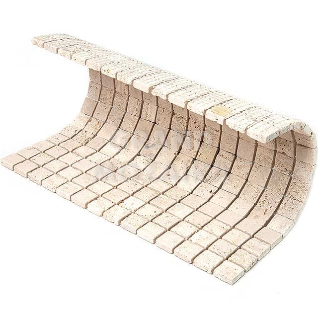 Мозаика из травертина, серия Adriatica