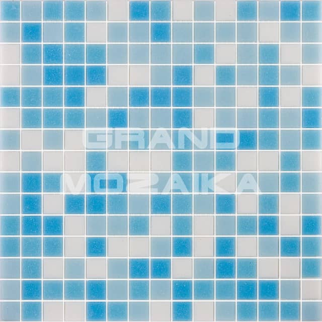 Стеклянная мозаика, серия Alma Pool (на сетке)