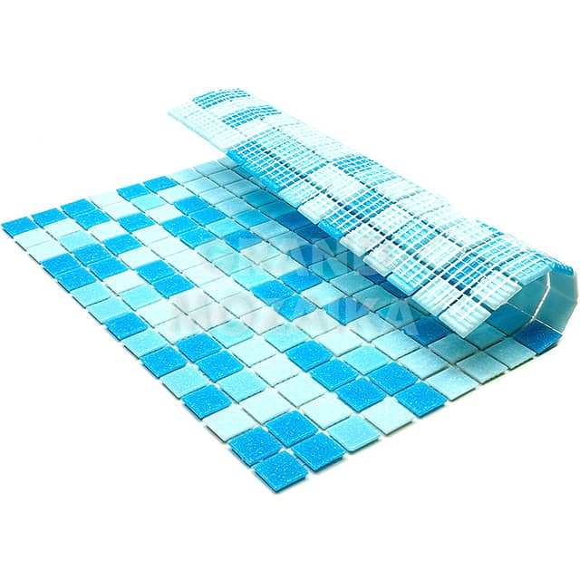 Стеклянная мозаика, серия Alma Pool (на сетке)