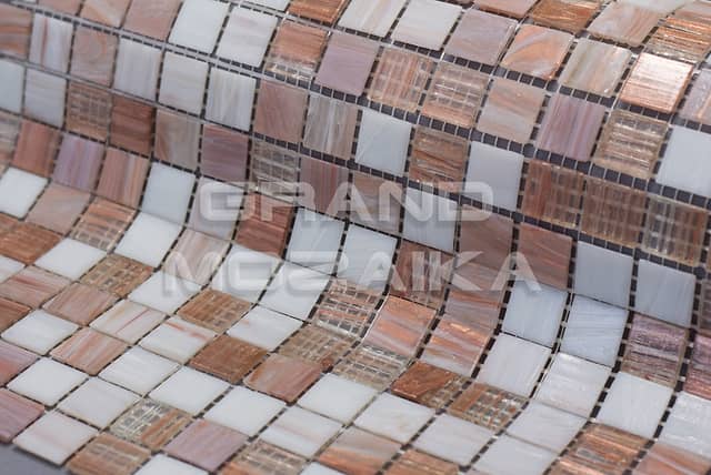 Стеклянная мозаика, серия Alma Pool (на сетке)