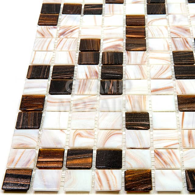 Стеклянная мозаика, серия Alma Pool (на сетке)