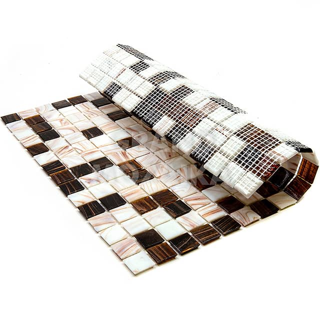 Стеклянная мозаика, серия Alma Pool (на сетке)