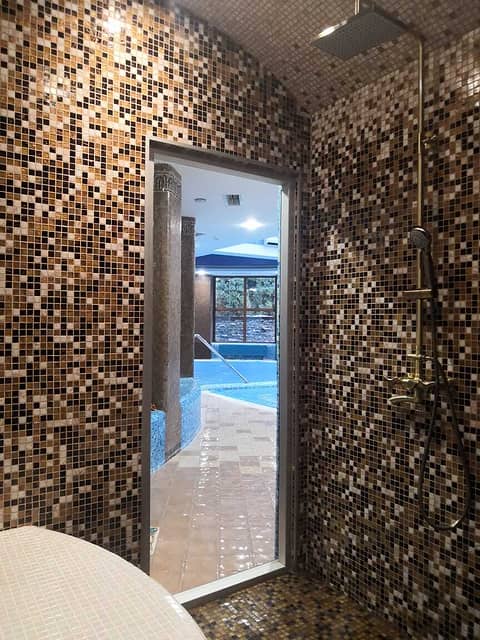 Стеклянная мозаика, серия Alma Pool (на сетке)