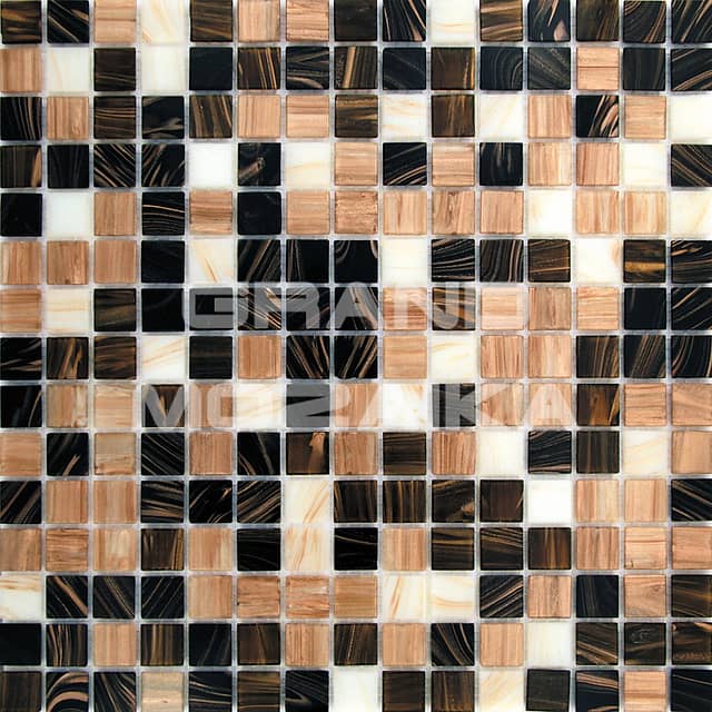 Стеклянная мозаика, серия Alma Pool (на сетке)