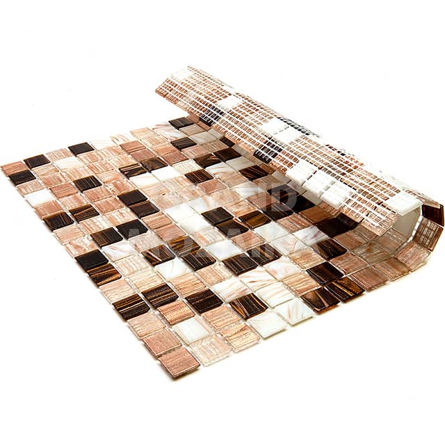 Стеклянная мозаика, серия Alma Pool (на сетке)