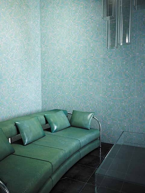 Стеклянная мозаика с формованным золотом, серия Alma mix gold