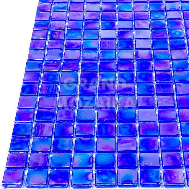 Прозрачная мозаика с добавлением иридия, серия Art