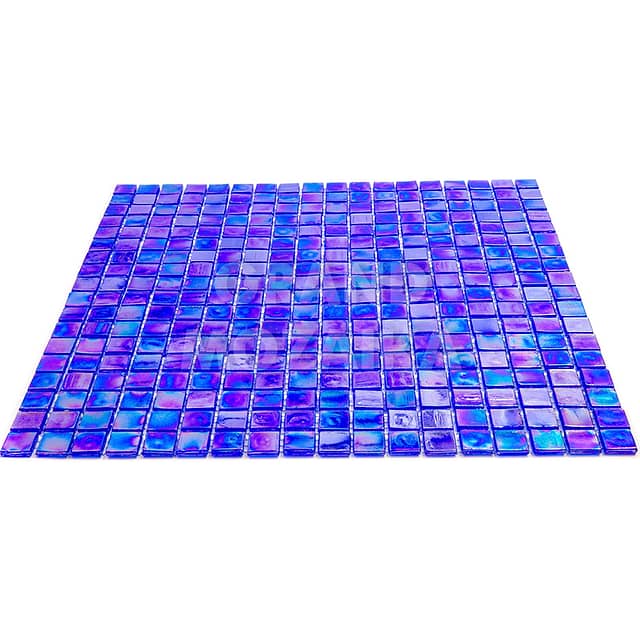 Прозрачная мозаика с добавлением иридия, серия Art