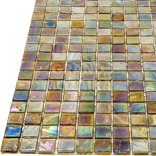 Стеклянная мозаика с добавлением иридия, серия Flicker