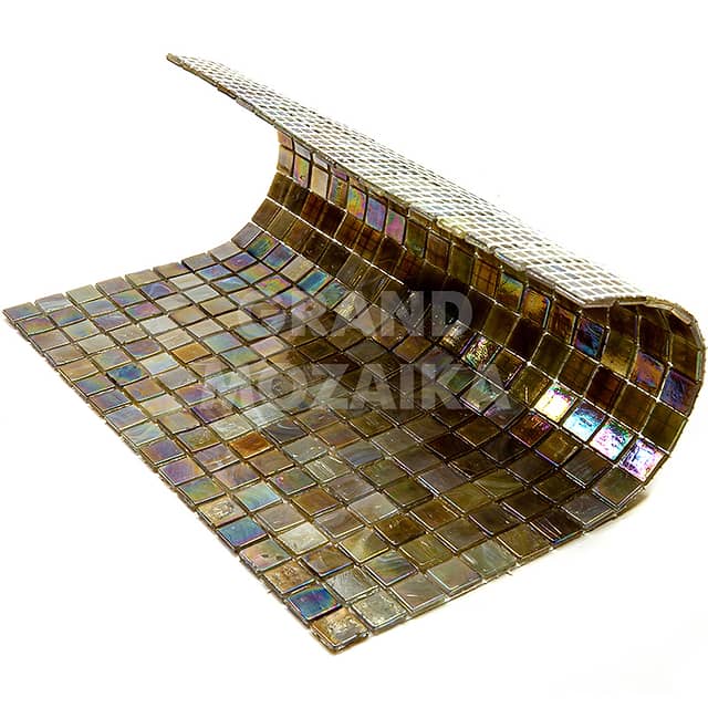 Стеклянная мозаика с добавлением иридия, серия Flicker