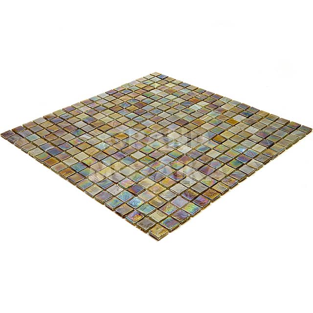 Стеклянная мозаика с добавлением иридия, серия Flicker