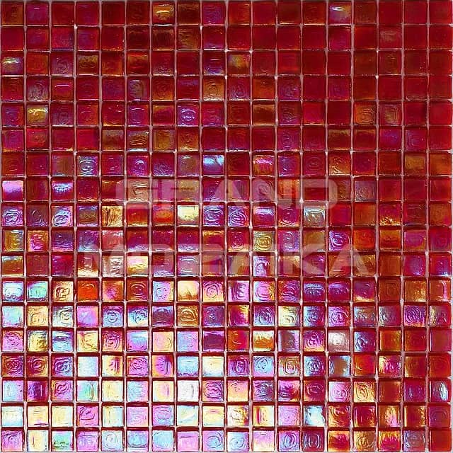 Стеклянная мозаика с добавлением иридия, серия Flicker