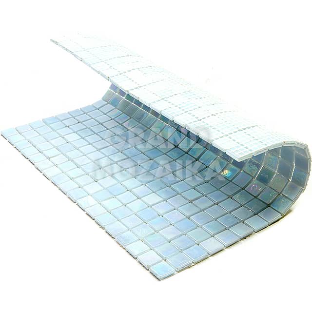 Стеклянная мозаика с добавлением иридия(NE18), серия Flicker