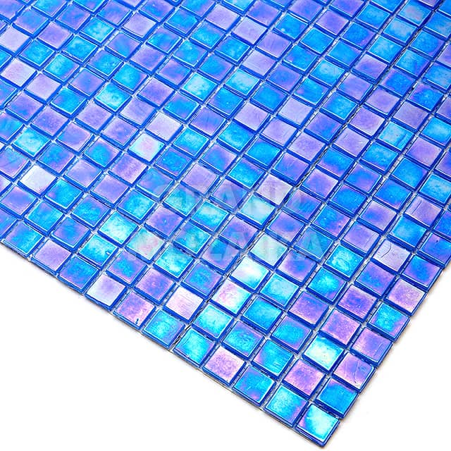 Стеклянная мозаика с добавлением иридия, серия Flicker