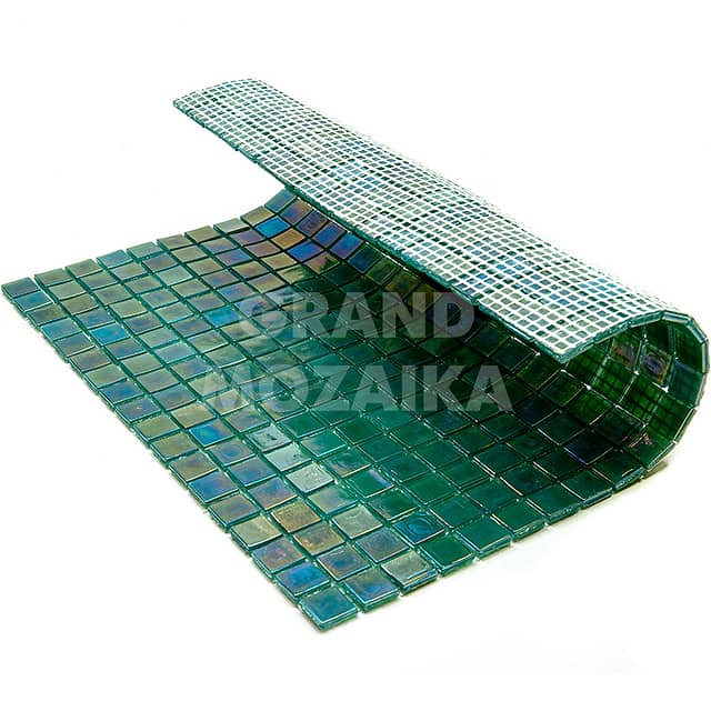 Стеклянная мозаика с добавлением иридия, серия Flicker