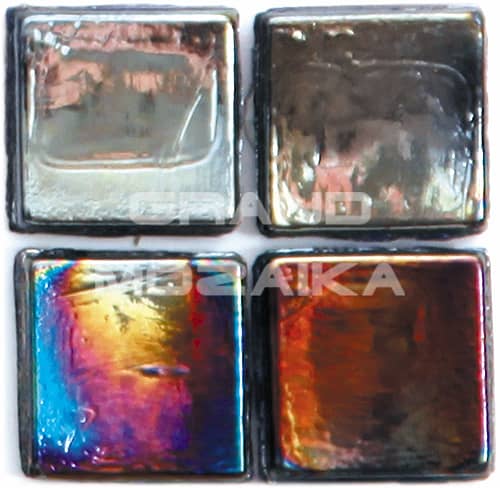 Стеклянная мозаика с добавлением иридия, серия Flicker