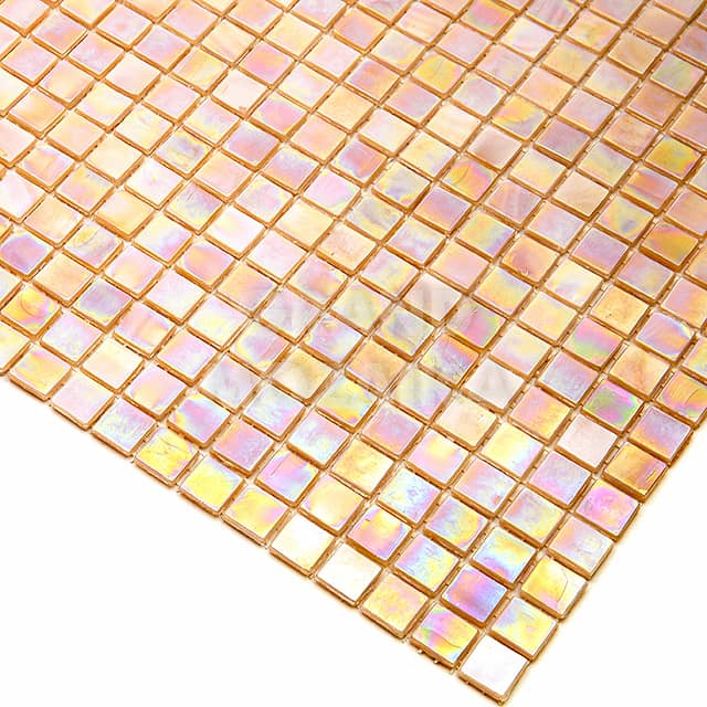 Стеклянная мозаика с добавлением иридия, серия Flicker