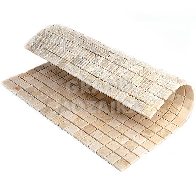 Тонкая мозаика из мрамора