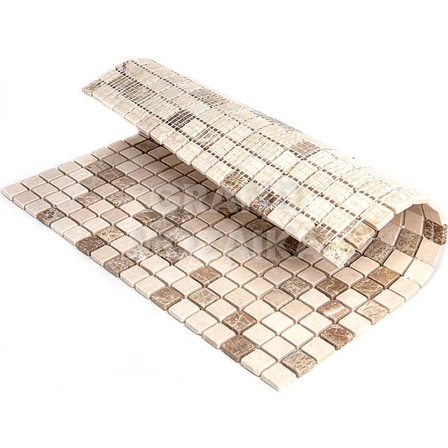 Тонкая мозаика из мрамора