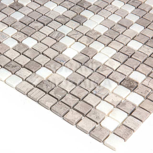 Тонкая мозаика из мрамора