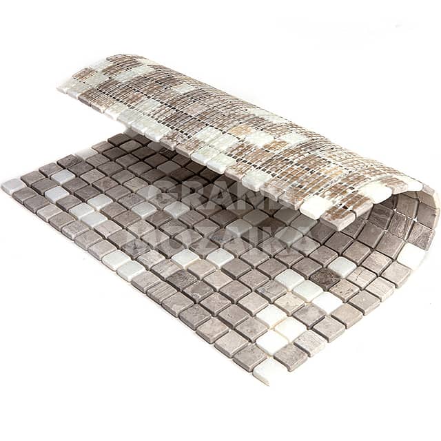 Тонкая мозаика из мрамора