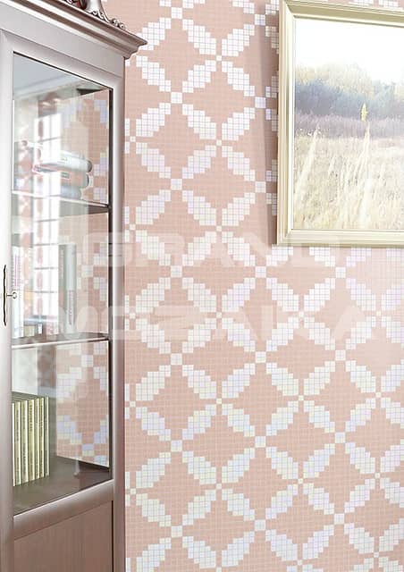 Стеклянная мозаика с перламутровым эффектом, серия Pearly