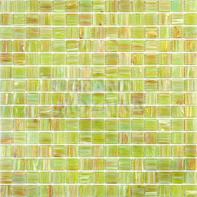 Стеклянная мозаика с авантюрином и смальтой, серия Stella (STE28)