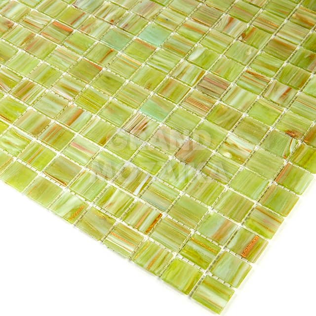 Стеклянная мозаика с авантюрином и смальтой, серия Stella (STE28)