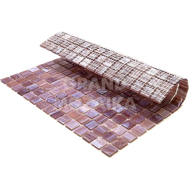 Стеклянная мозаика с добавлением смальты, серия Stella(STN433)