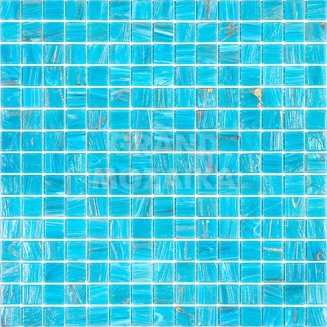 Стеклянная мозаика с авантюрином и смальтой, серия Stella (STN530-2)