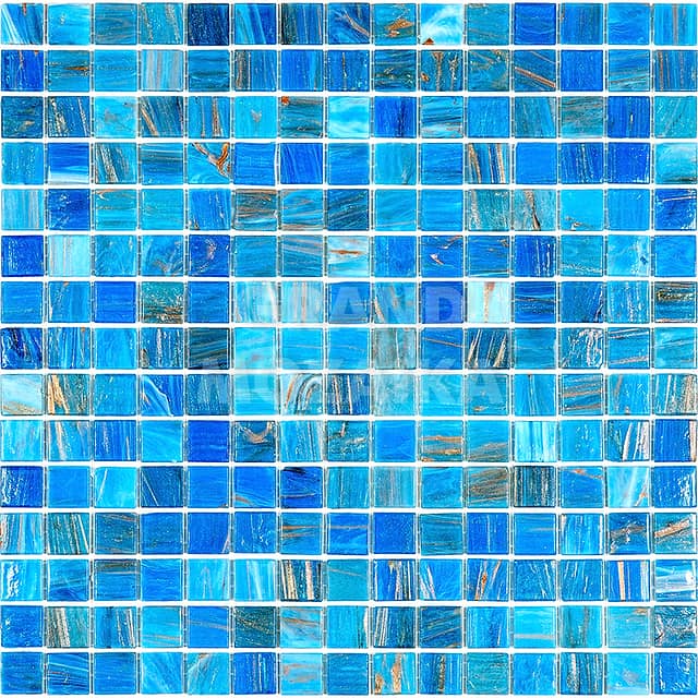 Стеклянная мозаика с авантюрином и смальтой, серия Stella ( STN557)