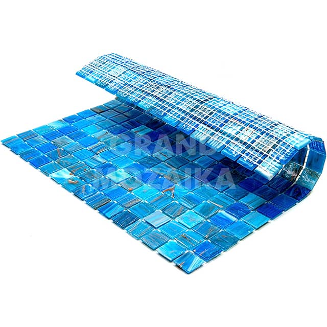 Стеклянная мозаика с авантюрином и смальтой, серия Stella ( STN557)