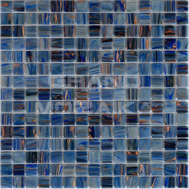 Стеклянная мозаика с авантюрином, серия Stella (STN74)