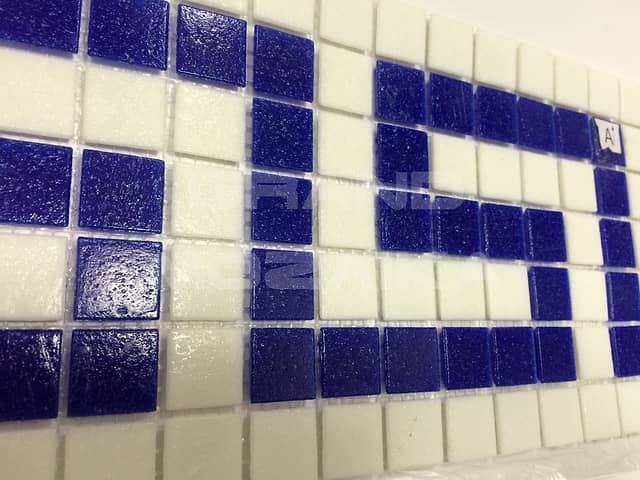 Мозаика для бассейнов Alma - Бордюры матричные