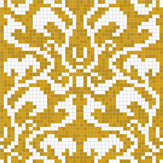 Панно Узоры с золотом