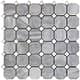 Мозаика из мрамора Bardiglio Nuvolato, серия Octagon