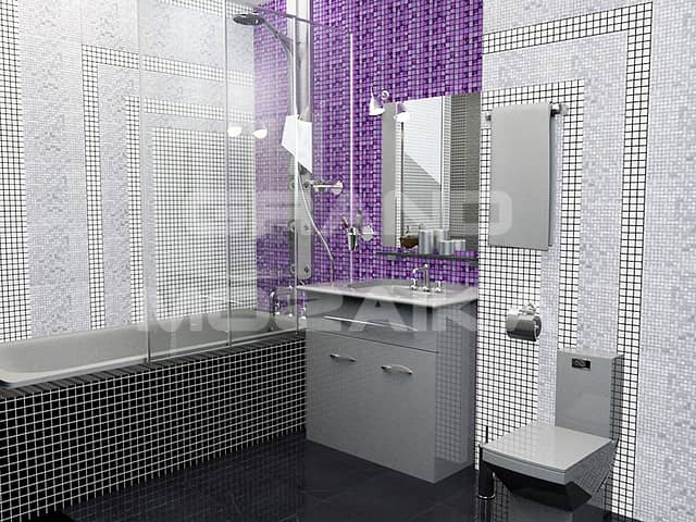 Мозаика из мрамора Carrara, серия Adriatica