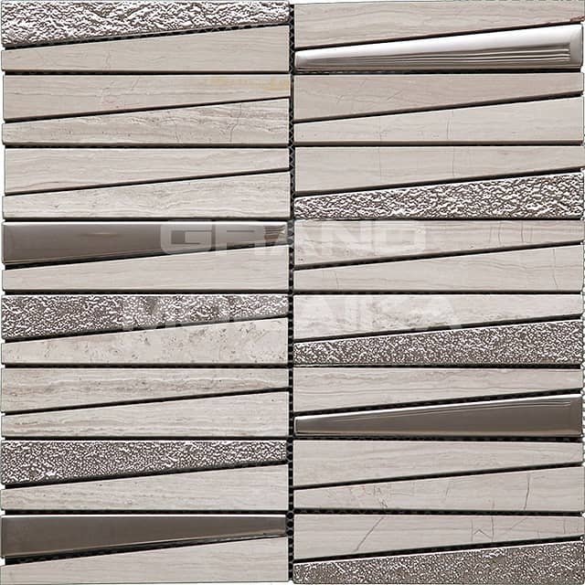 Мозаика из стекла и камня, серия Hi-Tech