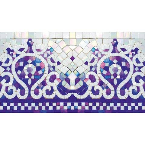 Мозаика для бассейнов Alma - Бордюры художественные