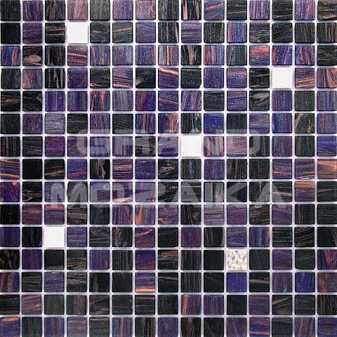 Стеклянная мозаика с обрезным золотом, серия Alma mix gold