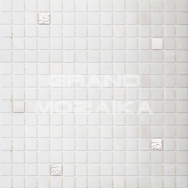 Стеклянная мозаика с обрезным золотом, серия Alma mix gold