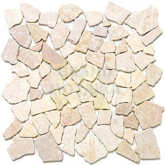 Мозаика из мрамора Emperador Light, серия Paladium