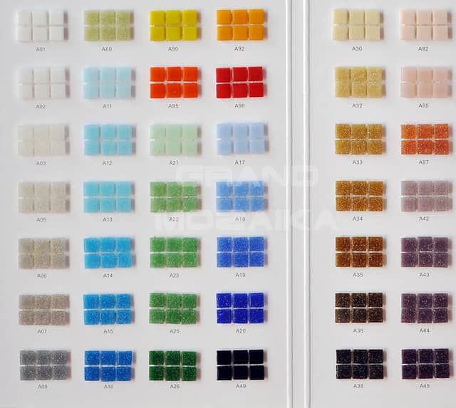 Стеклянная мозаика, серия Base (A17)