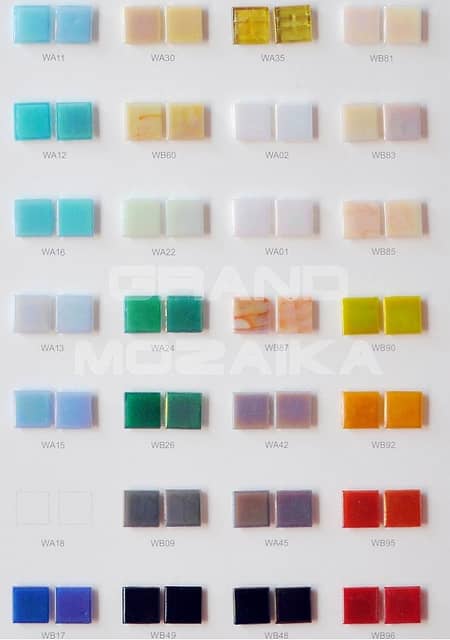 Стеклянная мозаика, серия Rainbow (WA80)