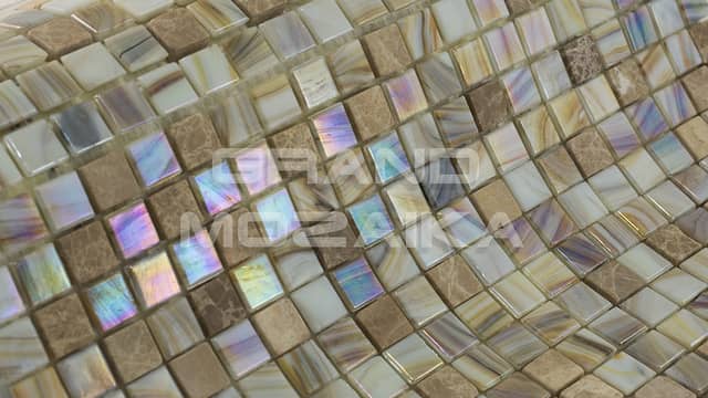 Мозаика с перламутром серия Amber